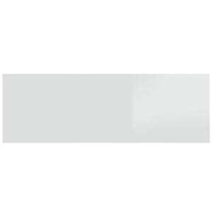 Testiera Letto Bianco Lucido 240x1,5x80cm Legno Ingegnerizzato 811058