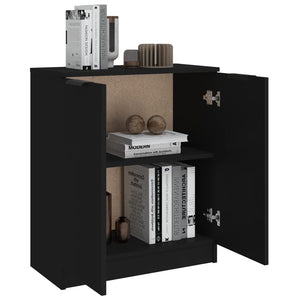 Credenza Nera 60x30x70 cm in Legno tecnico 811062