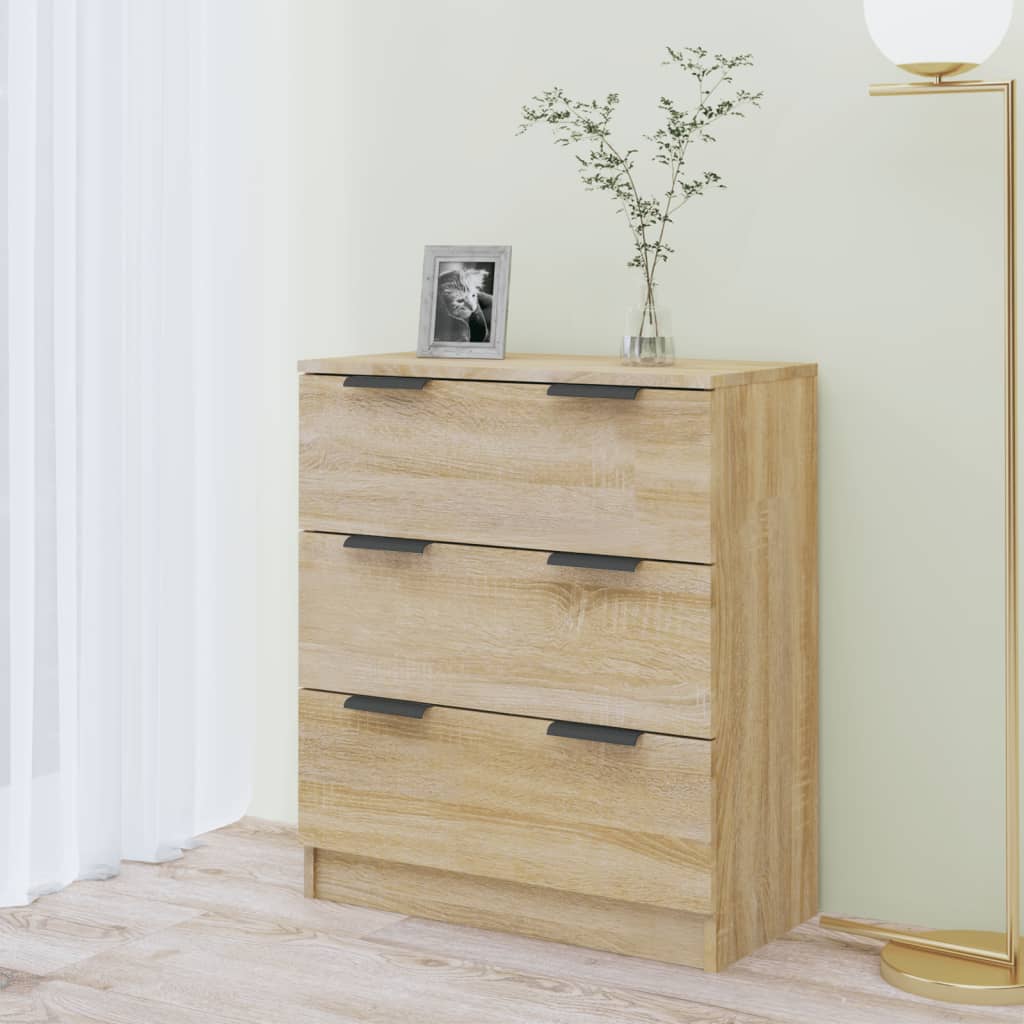 Credenza Rovere Sonoma 60x30x70 cm in Legno Multistrato 811073