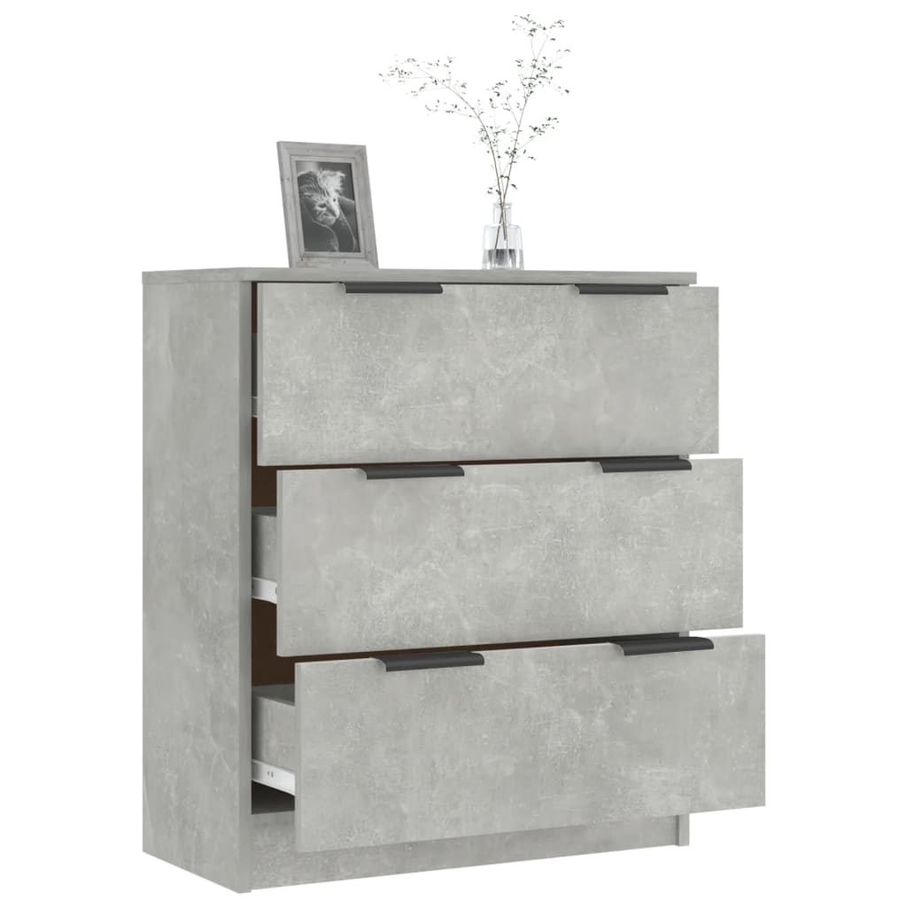 Credenza Grigio Cemento 60x30x70 cm in Legno Multistrato cod mxl 17743