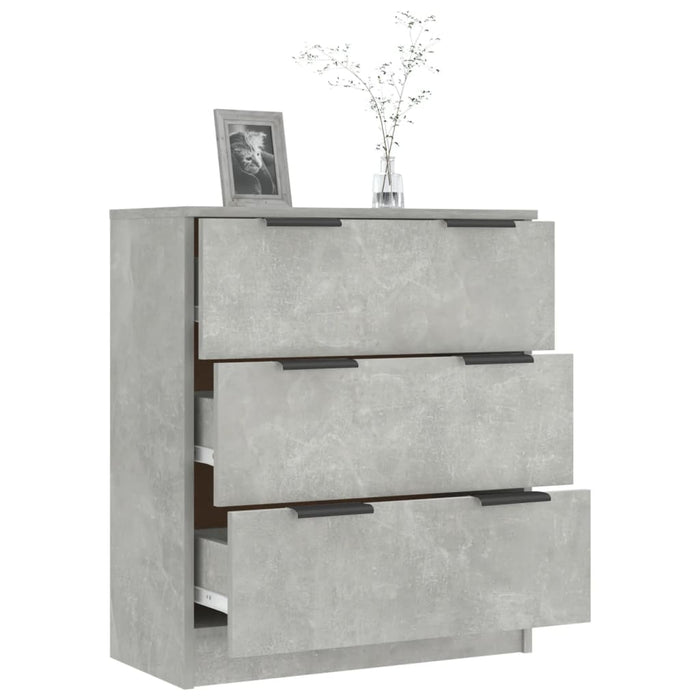 Credenza Grigio Cemento 60x30x70 cm in Legno Multistrato 811074