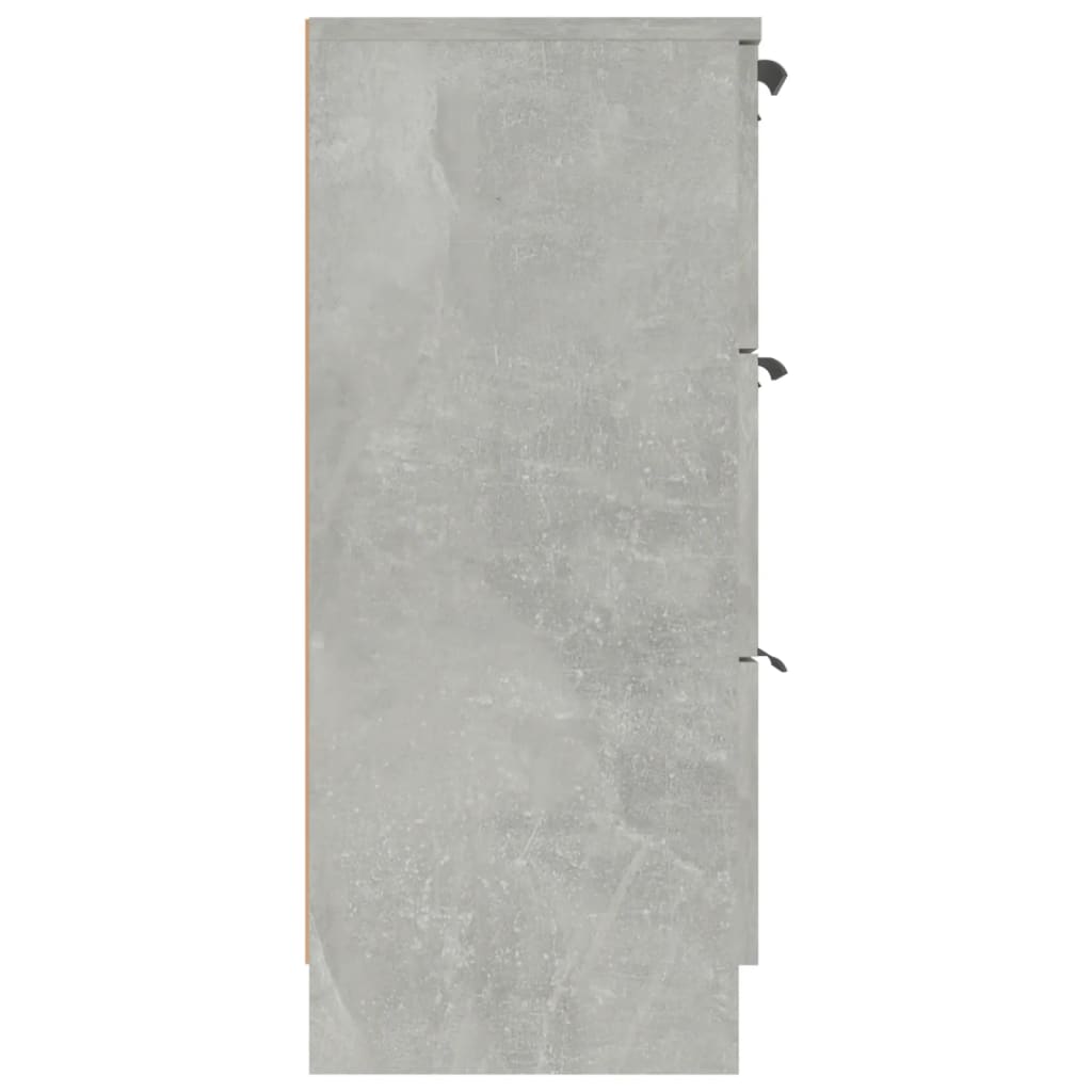 Credenza Grigio Cemento 60x30x70 cm in Legno Multistrato cod mxl 17743