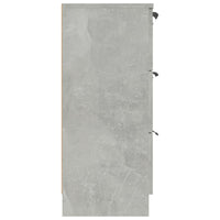 Credenza Grigio Cemento 60x30x70 cm in Legno Multistrato cod mxl 17743