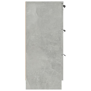 Credenza Grigio Cemento 60x30x70 cm in Legno Multistrato cod mxl 17743