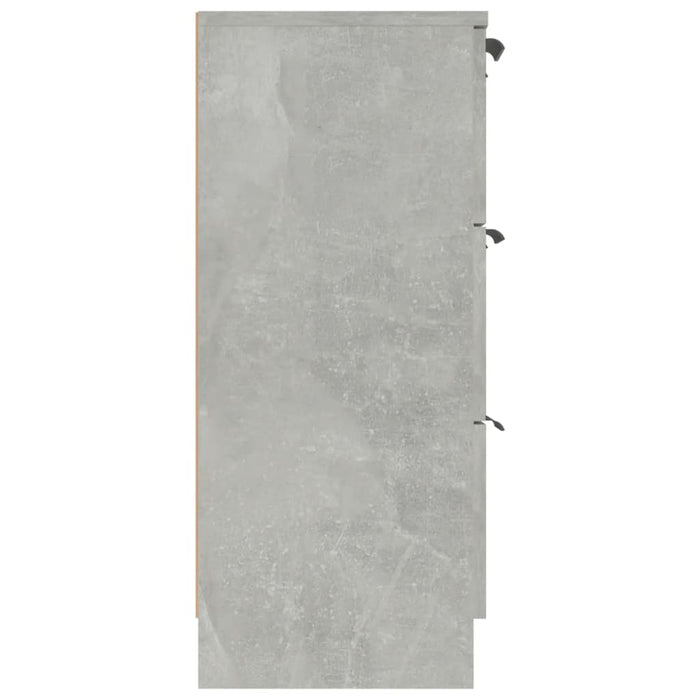 Credenza Grigio Cemento 60x30x70 cm in Legno Multistrato cod mxl 17743