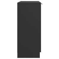 Credenza Nera 60x30x70 cm in Legno Multistrato 811080
