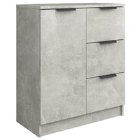 Credenza Grigio Cemento 60x30x70 cm in Legno Multistrato cod mxl 16671