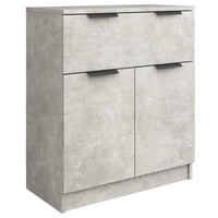 Credenza-Buffet-Armadio da cucina Grigio Cemento 60x30x70 cm in Legno Multistrato 960421