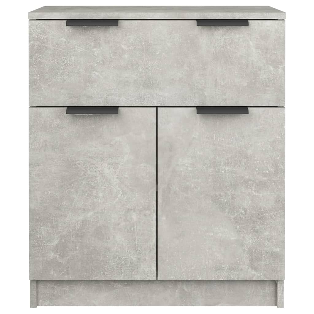 Credenza-Buffet-Armadio da cucina Grigio Cemento 60x30x70 cm in Legno Multistrato 960421