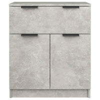 Credenza-Buffet-Armadio da cucina Grigio Cemento 60x30x70 cm in Legno Multistrato 960421