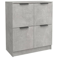 Credenza-Buffet-Armadio da cucina Grigio Cemento 60x30x70 cm in Legno Multistrato 471517