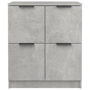 Credenza-Buffet-Armadio da cucina Grigio Cemento 60x30x70 cm in Legno Multistrato 471517
