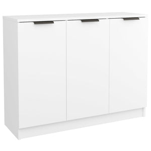 Credenza Bianca 90,5x30x70 cm in Legno Multistrato 811187