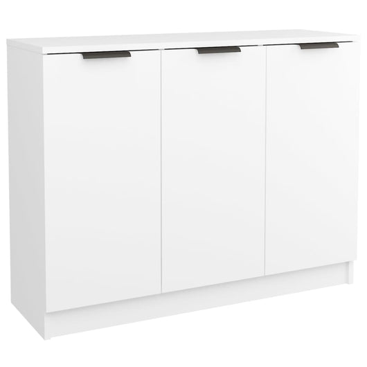 Credenza Bianca 90,5x30x70 cm in Legno Multistrato 811187