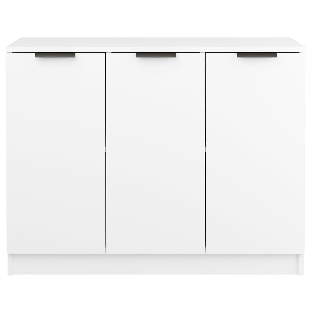 Credenza Bianca 90,5x30x70 cm in Legno Multistrato 811187