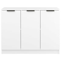 Credenza Bianca 90,5x30x70 cm in Legno Multistrato 811187