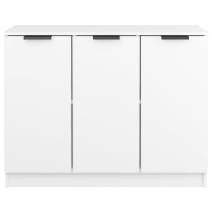 Credenza Bianca 90,5x30x70 cm in Legno Multistrato 811187