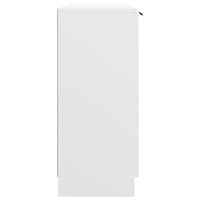 Credenza Bianca 90,5x30x70 cm in Legno Multistrato 811187