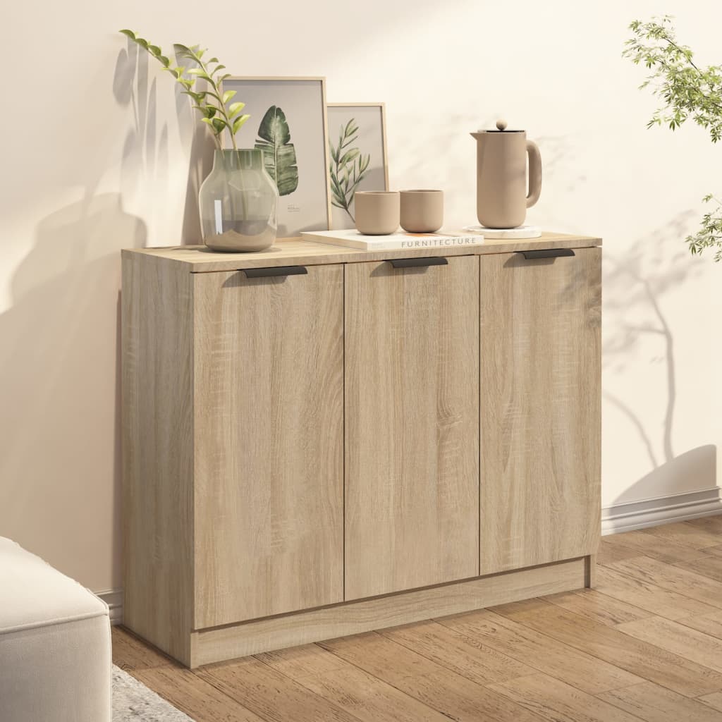 Credenza Rovere Sonoma 90,5x30x70 cm in Legno Multistrato 811190