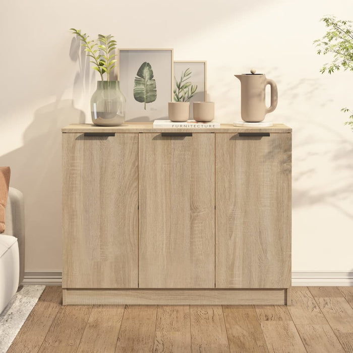 Credenza Rovere Sonoma 90,5x30x70 cm in Legno Multistrato 811190