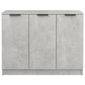 Credenza Grigio Cemento 90,5x30x70 cm in Legno Multistrato 811191