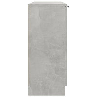 Credenza Grigio Cemento 90,5x30x70 cm in Legno Multistrato 811191