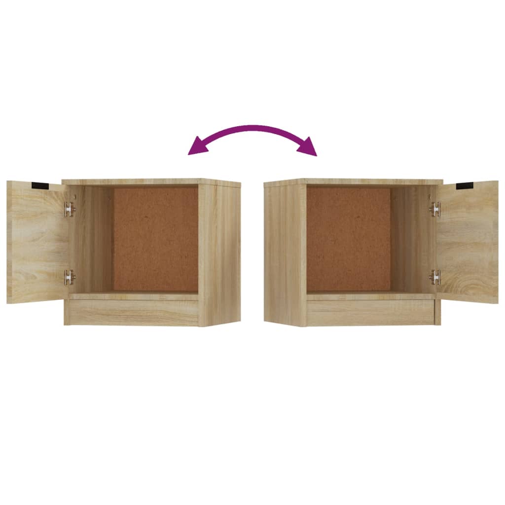 Comodini 2 pz Rovere Sonoma 40x39x40 cm cod mxl 30501