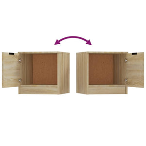 Comodini 2 pz Rovere Sonoma 40x39x40 cm cod mxl 30501