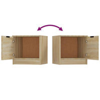 Comodini 2 pz Rovere Sonoma 40x39x40 cm 811203