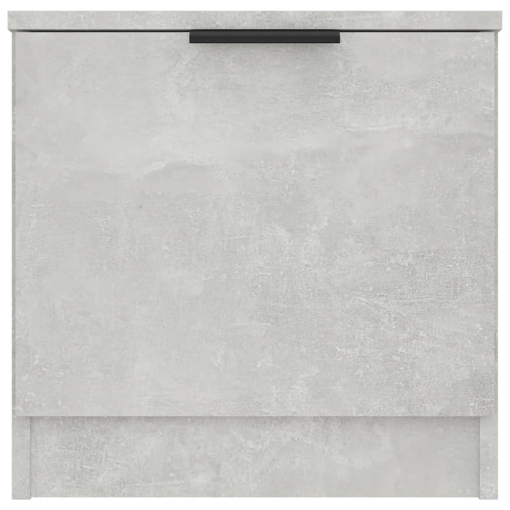 Comodini 2 pz Grigio Cemento 40x39x40 cm 811205