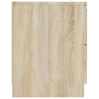 Comodini 2 pz Rovere Sonoma in Legno Multistrato 811221