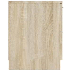 Comodini 2 pz Rovere Sonoma in Legno Multistrato 811221