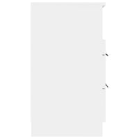 Comodini a Muro 2 pz Bianchi in Legno Multistrato cod mxl 73615