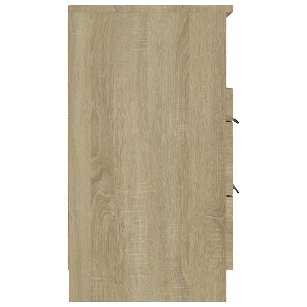 Comodino Rovere Sonoma in Legno Multistrato 811238