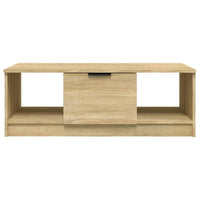 Tavolino da Salotto-Tavolino da soggiorno-Tavolo Rovere Sonoma 102x50x36cm Legno Multistrato 626575