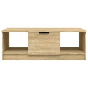 Tavolino da Salotto-Tavolino da soggiorno-Tavolo Rovere Sonoma 102x50x36cm Legno Multistrato 626575