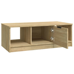 Tavolino da Salotto-Tavolino da soggiorno-Tavolo Rovere Sonoma 102x50x36cm Legno Multistrato 626575