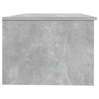 Tavolino Salotto Grigio Cemento 102x50x36 cm Legno Multistrato