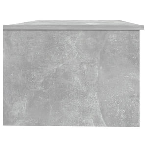 Tavolino Salotto Grigio Cemento 102x50x36 cm Legno Multistrato