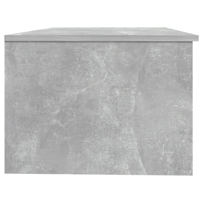 Tavolino Salotto Grigio Cemento 102x50x36 cm Legno Multistrato