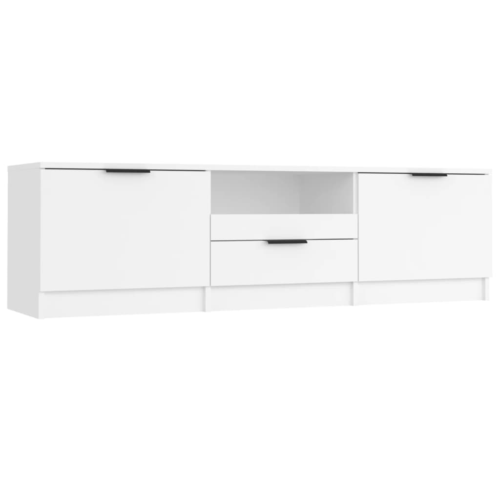 Mobile Porta TV Bianco 140x35x40 cm in Legno Multistrato cod mxl 15350