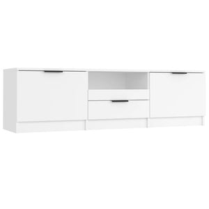 Mobile Porta TV Bianco 140x35x40 cm in Legno Multistrato cod mxl 15350