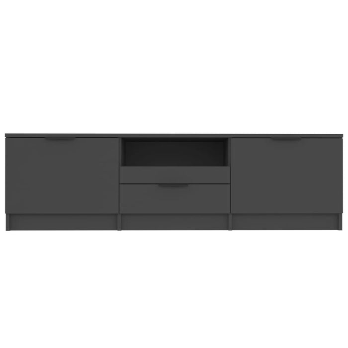Mobile Porta TV Nero 140x35x40 cm in Legno Multistrato 811449