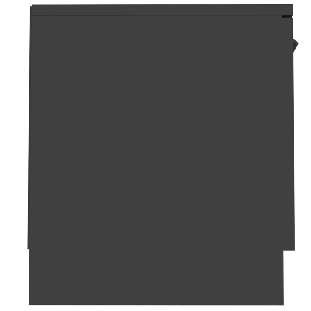 Mobile Porta TV Nero 140x35x40 cm in Legno Multistrato 811449