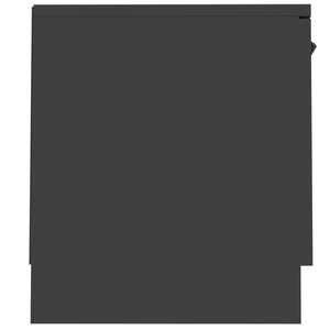 Mobile Porta TV Nero 140x35x40 cm in Legno Multistrato 811449