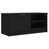 Mobile Porta TV Nero 80x35x36,5 cm in Legno Multistrato cod mxl 23456