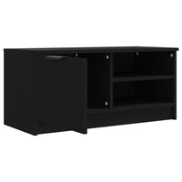 Mobile Porta TV Nero 80x35x36,5 cm in Legno Multistrato cod mxl 23456