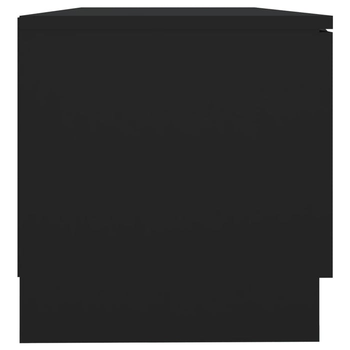 Mobile Porta TV Nero 80x35x36,5 cm in Legno Multistrato cod mxl 23456