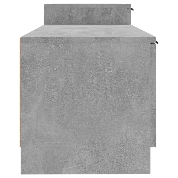 Mobile Porta TV Grigio Cemento 158,5x36x45 cm Legno Multistrato cod mxl 22725