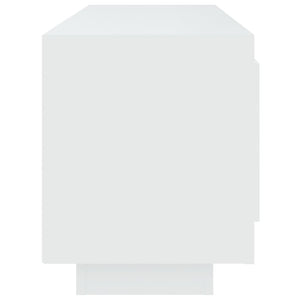 Armadietto TV Bianco 102x35x45 cm in Legno Multistrato